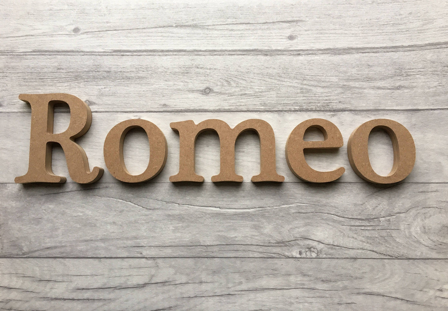 MDF blank letters - toy box letters