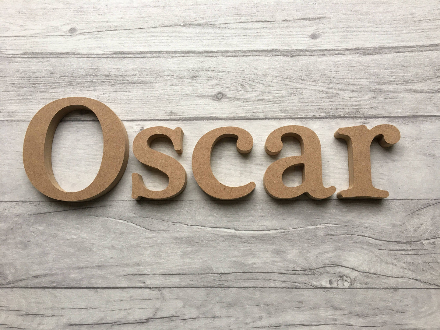MDF blank letters - toy box letters