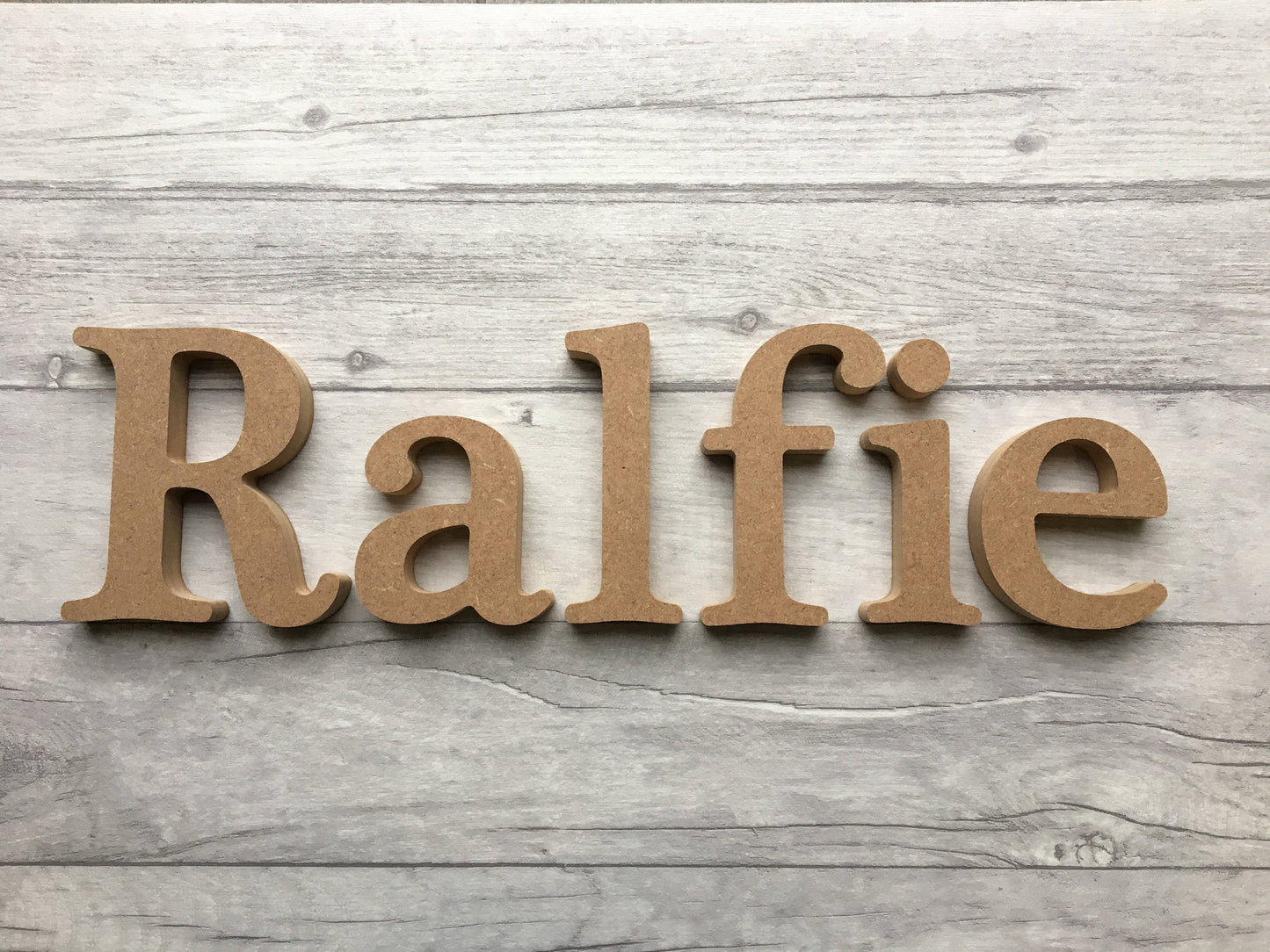 MDF blank letters - toy box letters