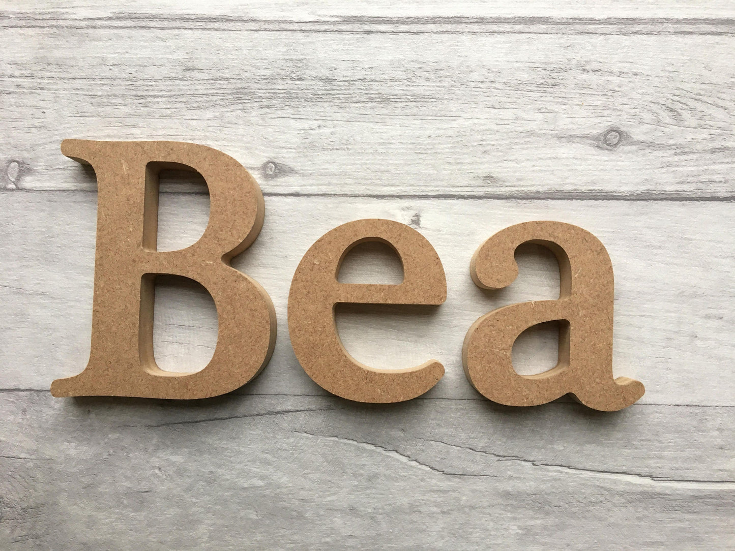 MDF blank letters - toy box letters