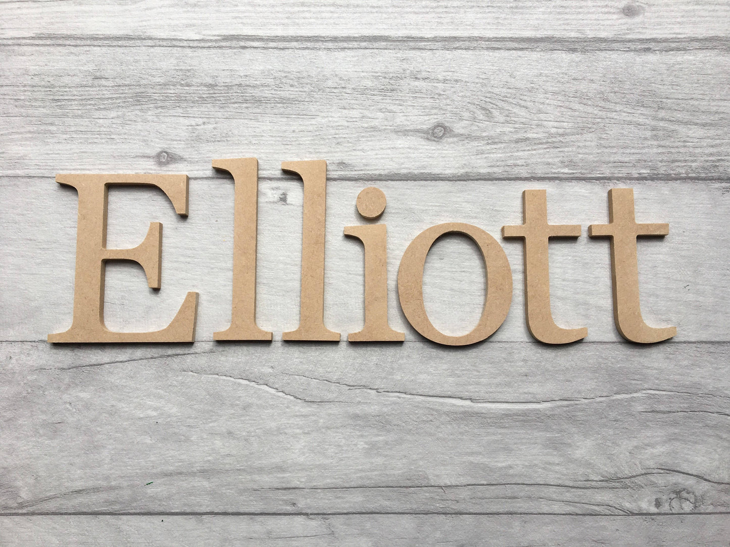 MDF blank letters - toy box letters - 6mm thick