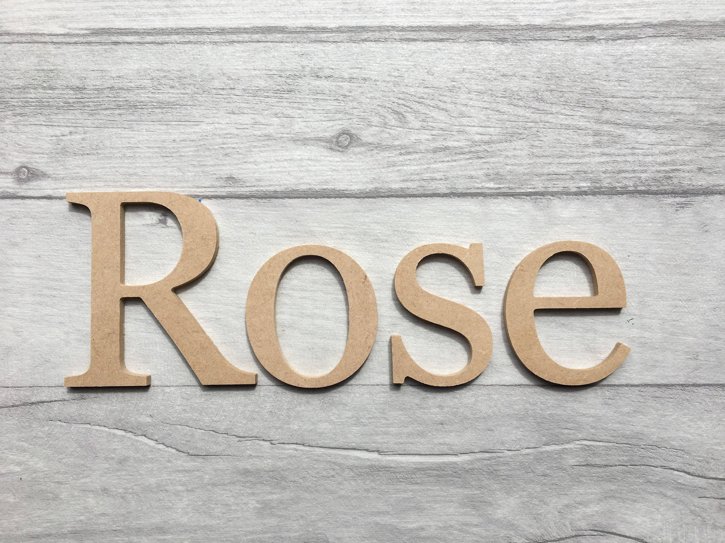 MDF blank letters - toy box letters - 6mm thick