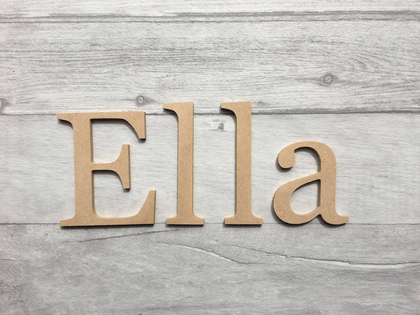 MDF blank letters - toy box letters - 6mm thick