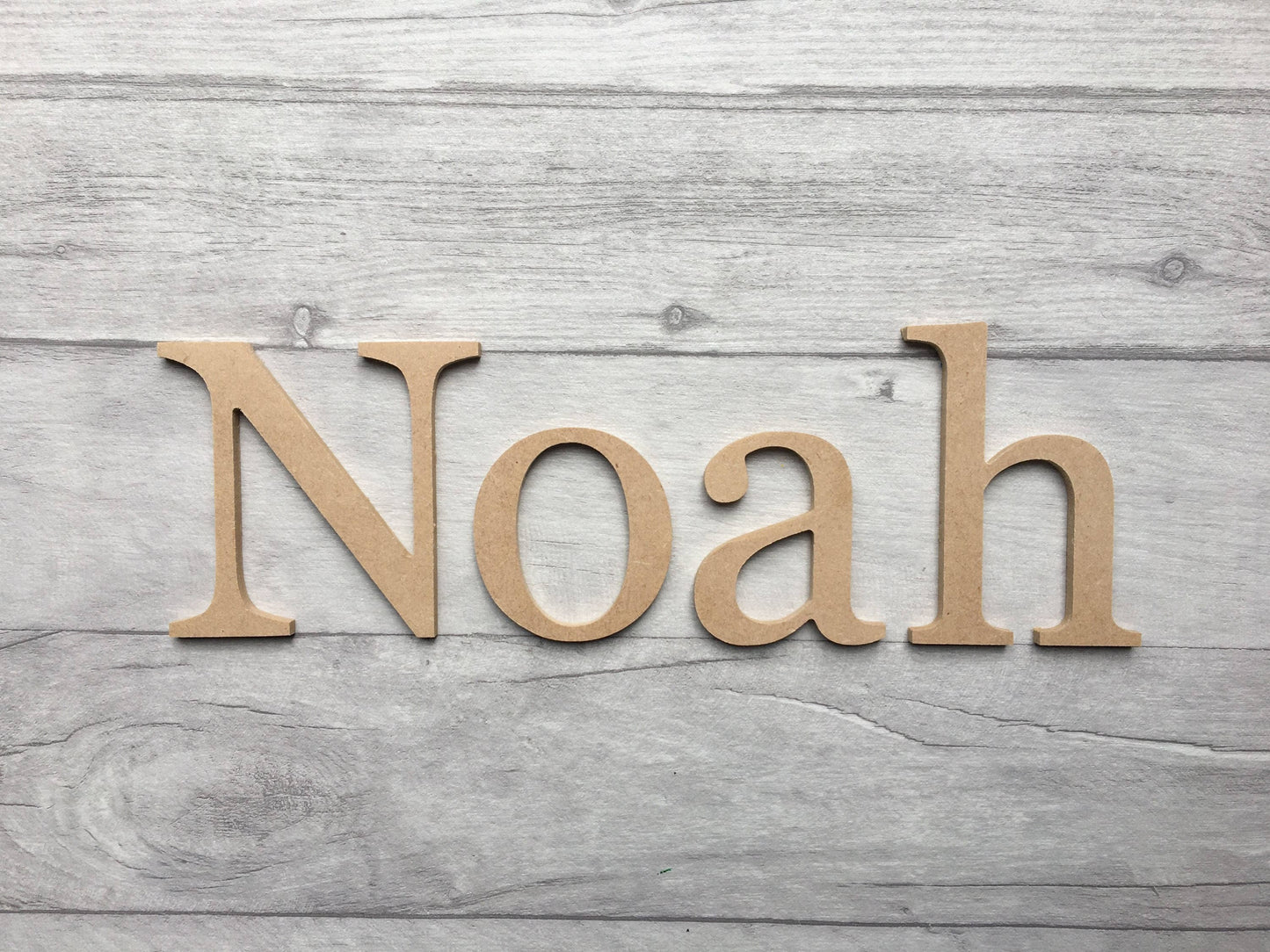 MDF blank letters - toy box letters - 6mm thick