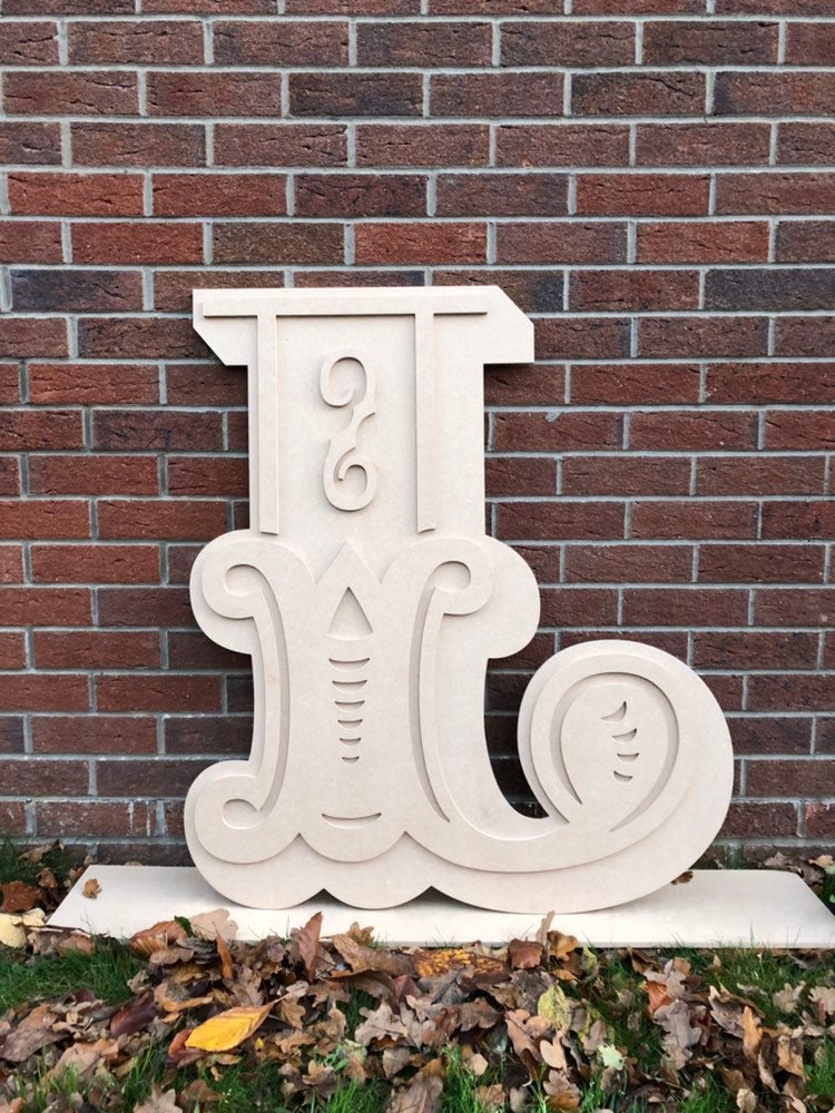 600mm - Giant wooden circus letters - MDF letters