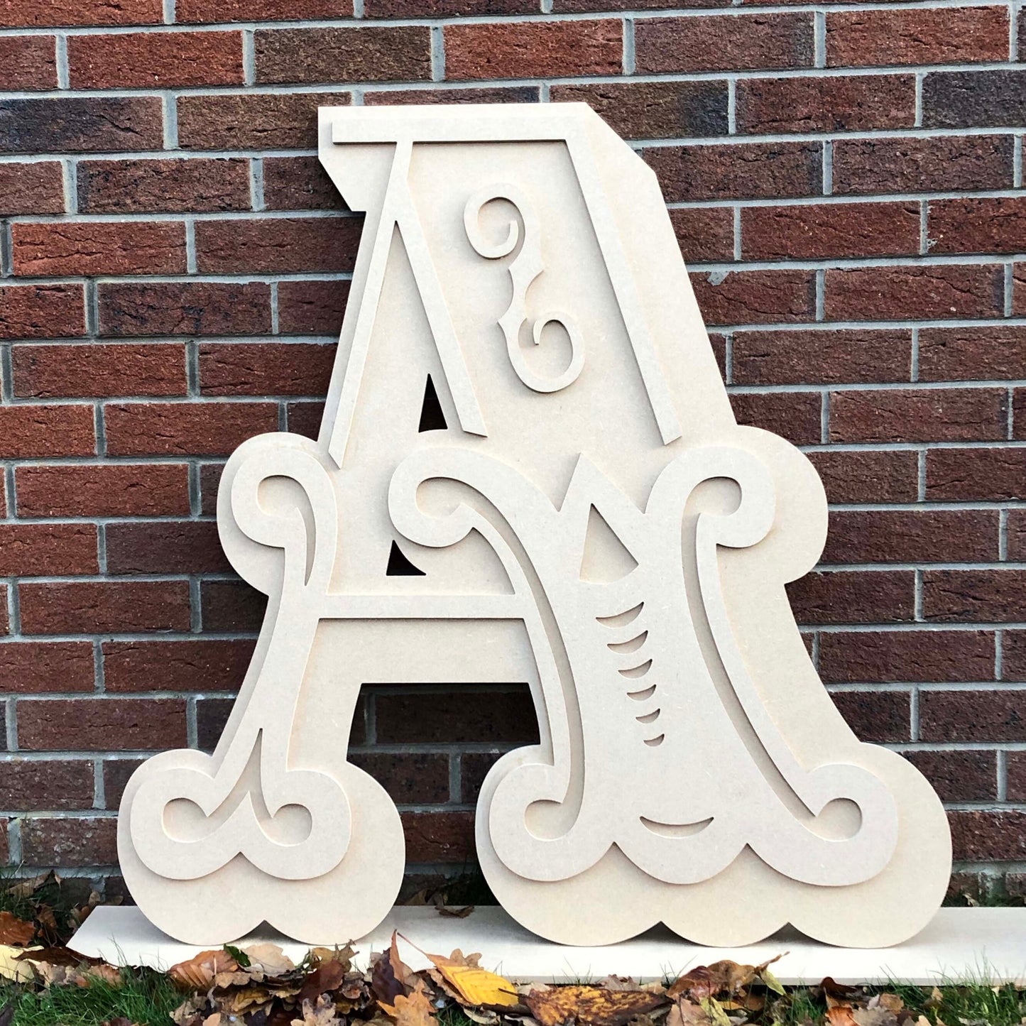 Giant wooden circus letters - MDF letters