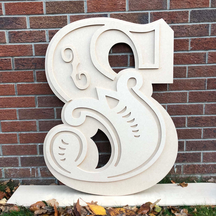 600mm - Giant wooden circus letters - MDF letters