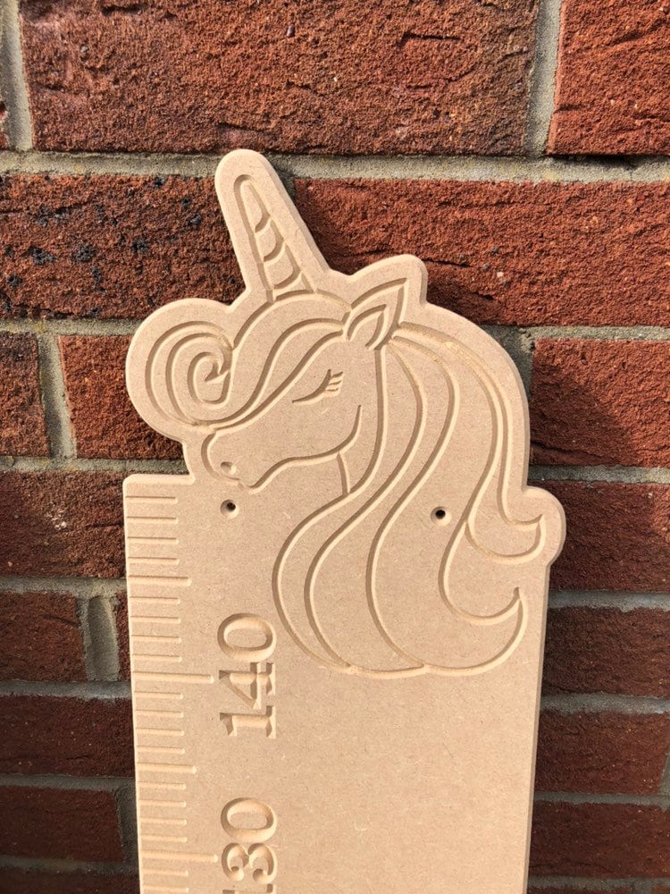 Unicorn height chart, wooden growth chart, MDF height chart, watch me grow height chart, unicorn bedroom decor, unicorn bedroom,height chart