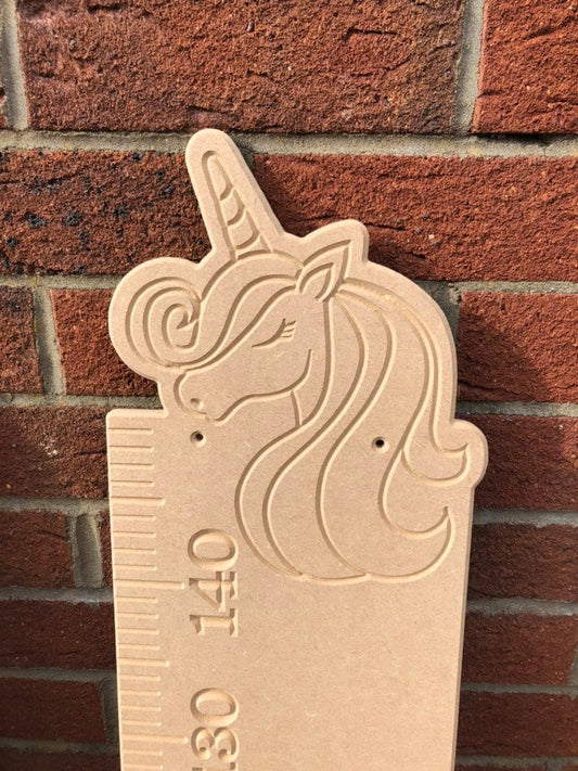 Unicorn height chart, wooden growth chart, MDF height chart, watch me grow height chart, unicorn bedroom decor, unicorn bedroom,height chart
