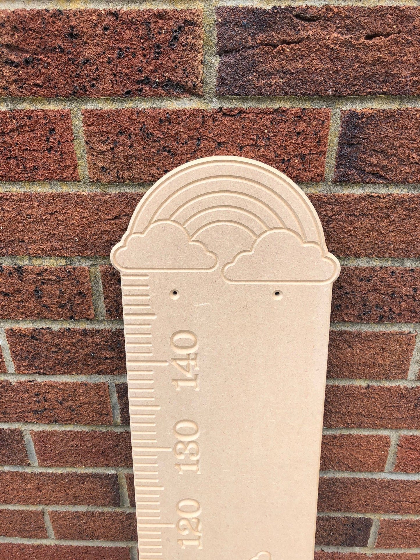 Rainbow height chart, wooden growth chart, MDF height chart, watch me grow height chart, rainbow bedroom decor, rainbow theme