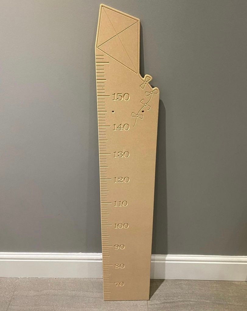 Kite height chart, wooden growth chart, MDF height chart, watch me grow height chart, kite bedroom decor, kite theme