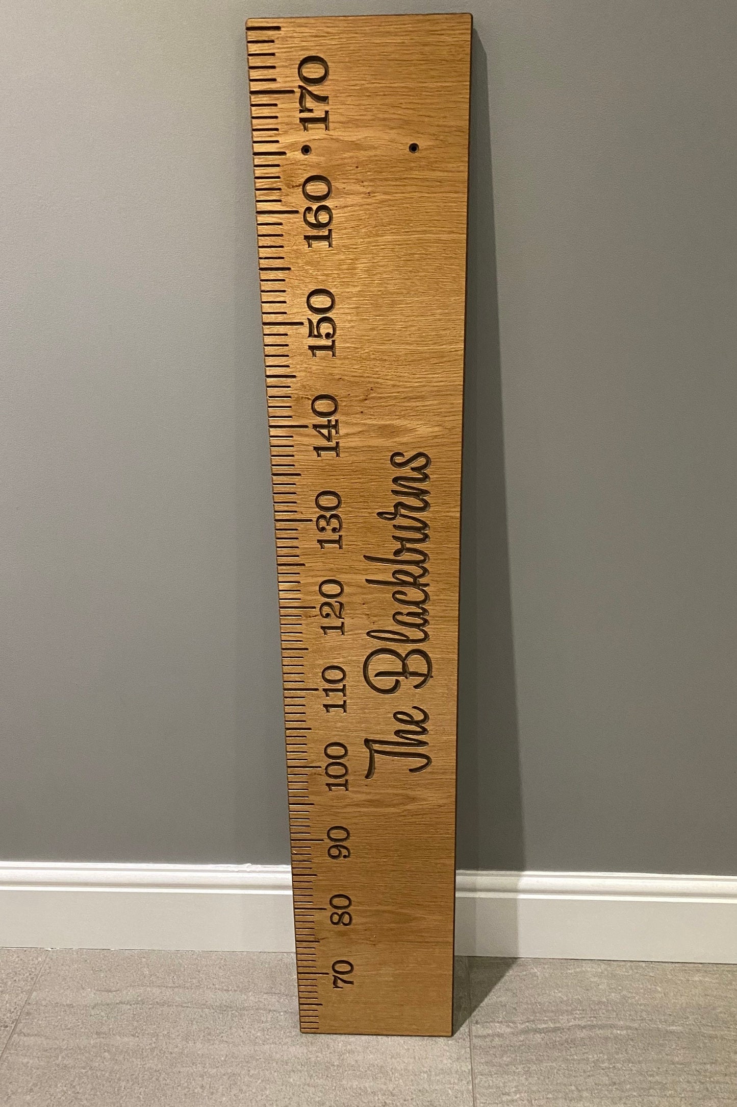 Oak faced height chart, MDF Children's Height Chart, growth chart, ruler height chart, wooden height chart, keepsake chart
